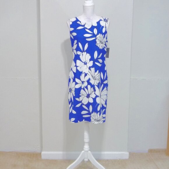 ALYX SHEATH DRESS FLORAL SIZE 10 - Picture 1 of 10